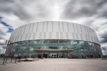 Milton Velodrome. Simply Caulking was contracted to install all sealant at aluminum window/door frames throughout the building. 